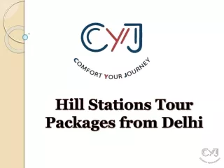 Hill Stations near Delhi | Hill Stations Tour Packages from Delhi
