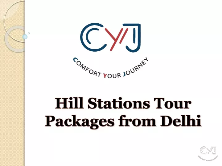 hill stations tour packages from delhi