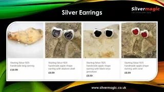 silver earrings