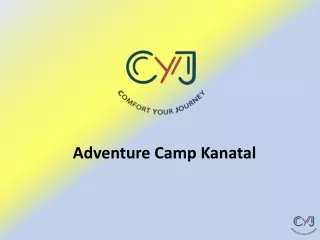 Adventure camps in Kanatal | Resorts in Kanatal