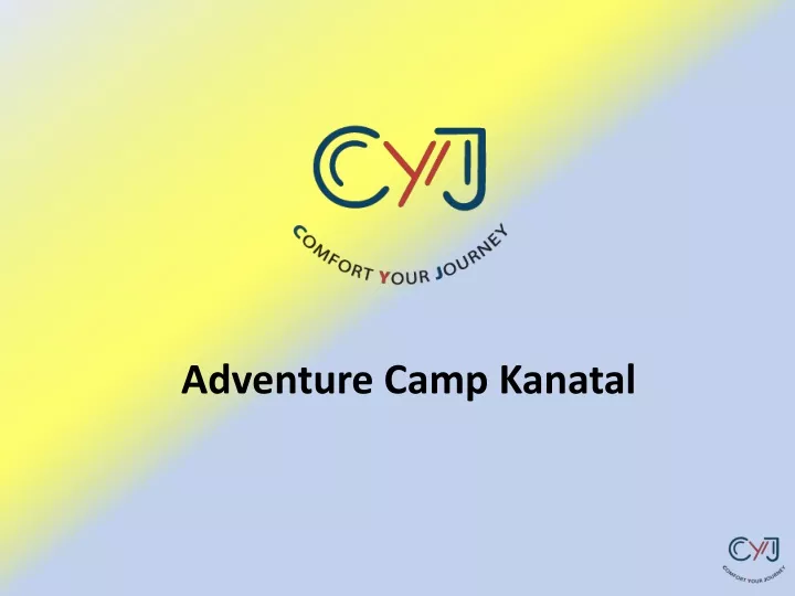 adventure camp kanatal