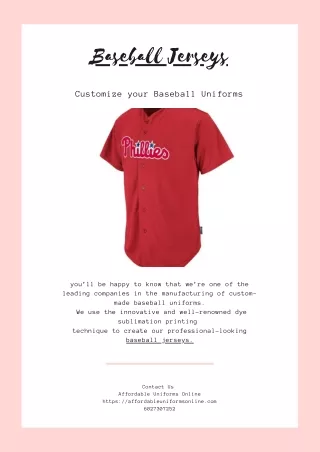 baseball jerseys