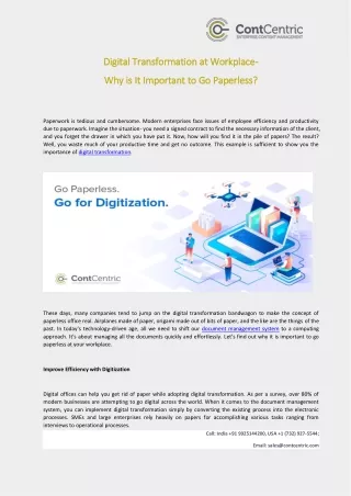 digital transformation at workplace digital