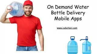 on demand water bottle delivery mobile apps
