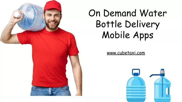 on demand water bottle delivery mobile apps