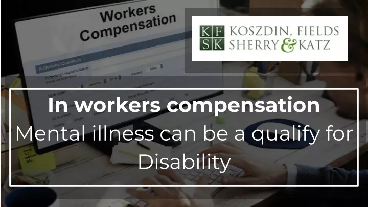 in workers compensation mental illness