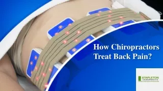 How Chiropractors Treat Back Pain?