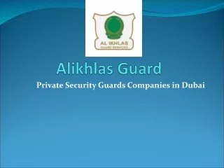 Hotel security service in Dubai