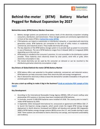 behind the meter pegged for robust expansion