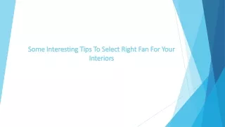 some interesting tips to select some interesting