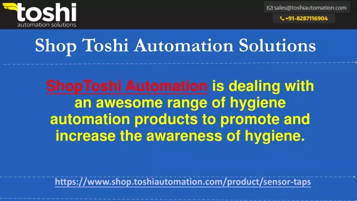 shop toshi automation solutions