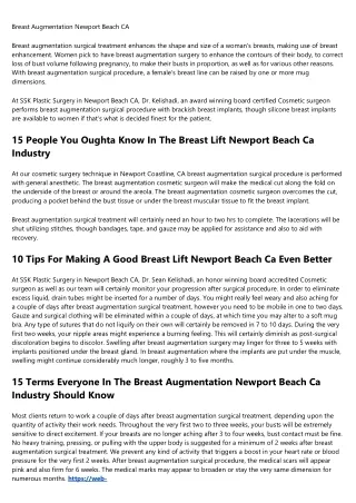 Breast Revision Newport Beach Ca: A Simple Definition