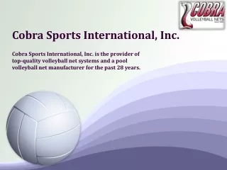 cobra sports international inc