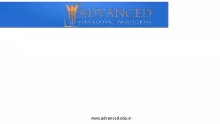www advanced edu in