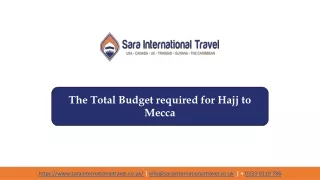 Hajj 2020 & Umrah Service Provider in United Kingdom | Sara International Travel UK