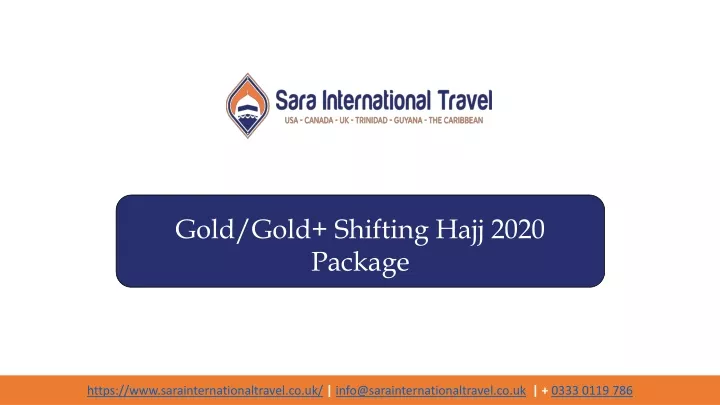 gold gold shifting hajj 2020 package