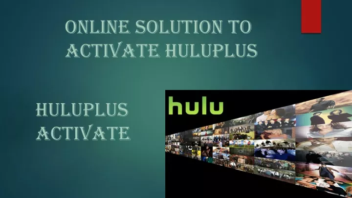 online solution to activate huluplus