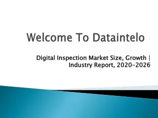 Digital Inspection Market Size, Growth | Industry Report, 2020-2026