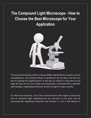 The Best Compound Microscopes