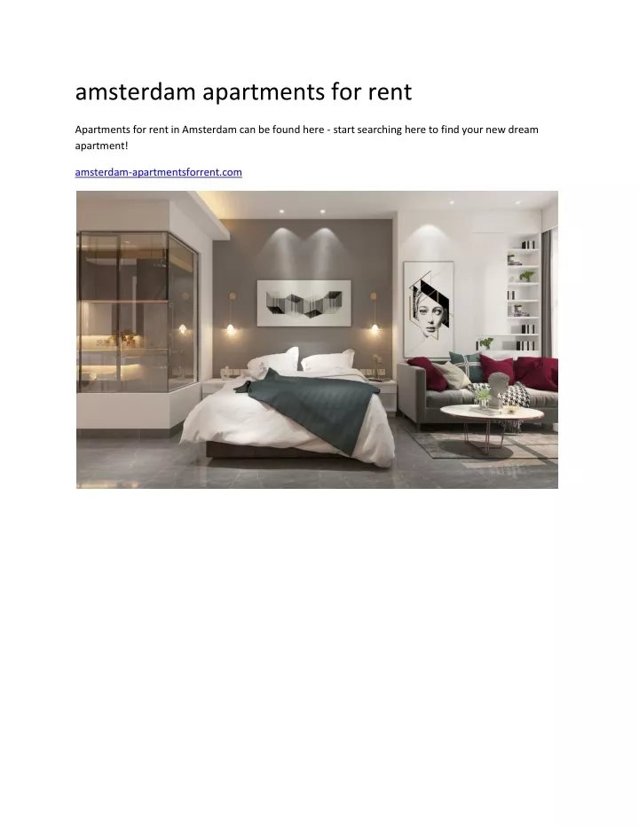 amsterdam apartments for rent