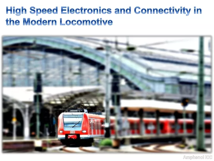 high speed electronics and connectivity
