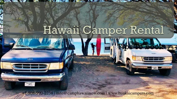 hawaii camper rental