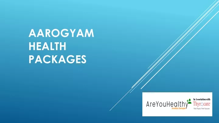 aarogyam health packages