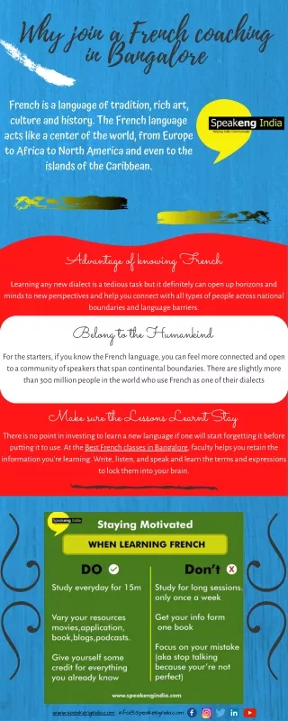 why join a french coaching in bangalore