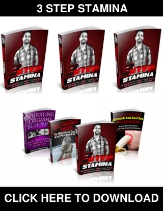 3 Step Stamina PDF, eBook by Aaron Wilcox