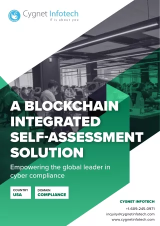 a blockchain integrated self assessment solution