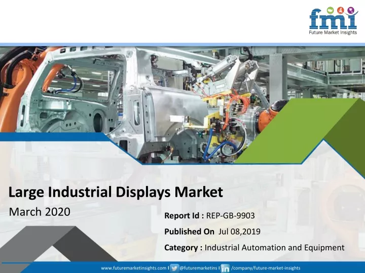 large industrial displays market march 2020