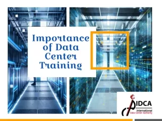 Importance of Data Center Training