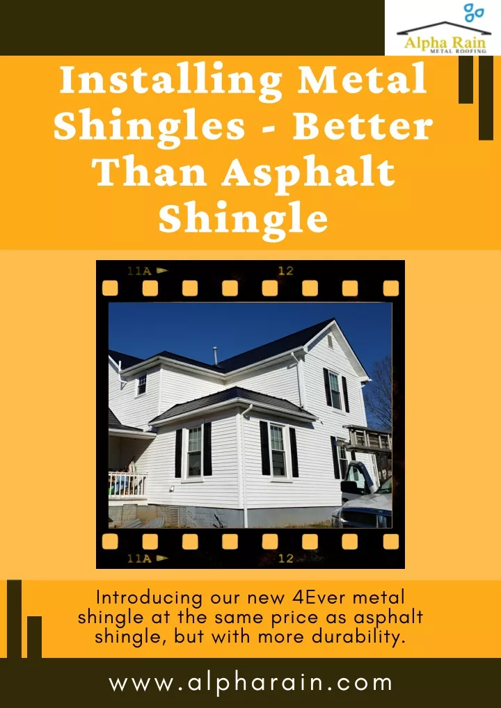 installing metal shingles better than asphalt