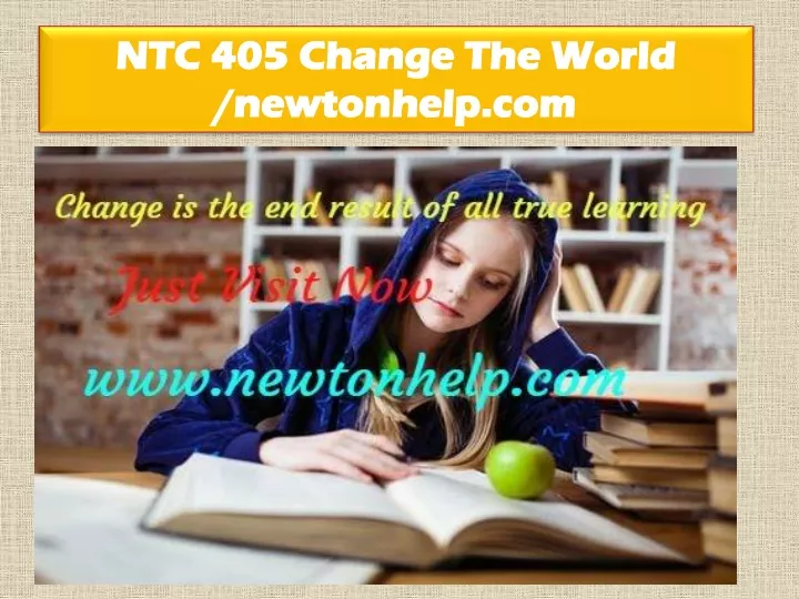 ntc 405 change the world newtonhelp com