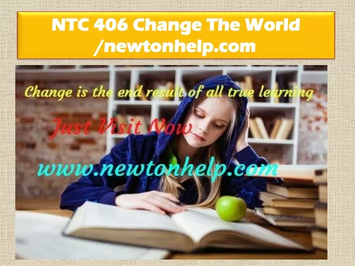 ntc 406 change the world newtonhelp com