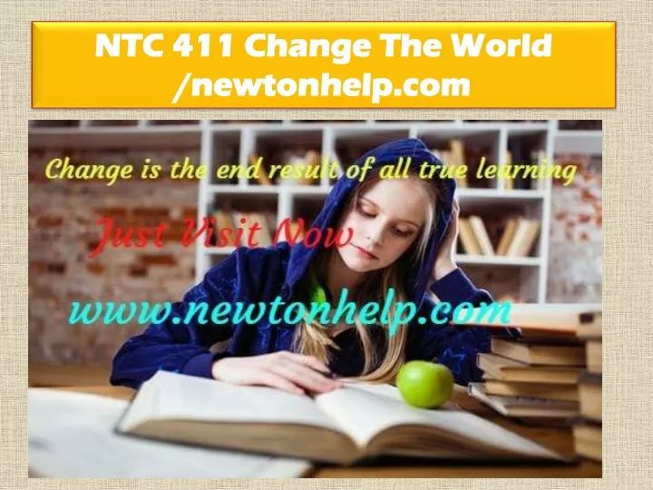 ntc 411 change the world newtonhelp com
