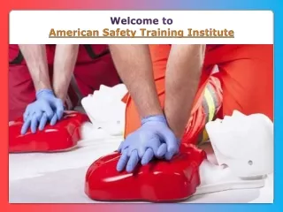 welcome to american safety training institute