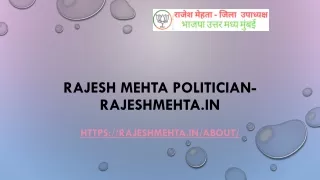 rajesh mehta politician rajeshmehta in