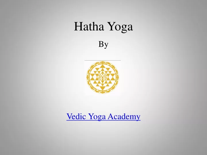 hatha yoga