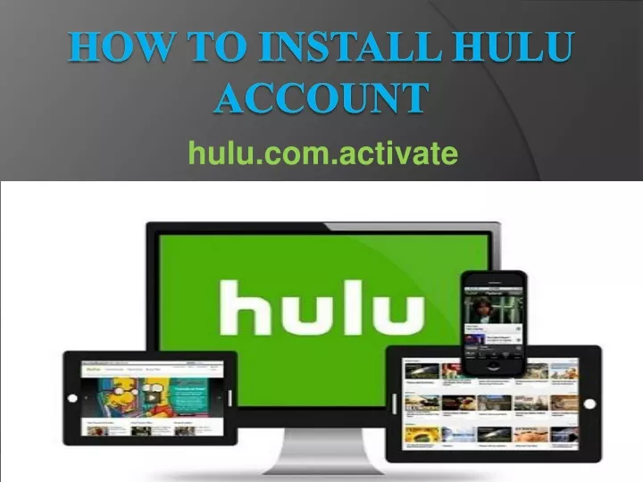 hulu com activate