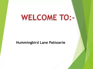 welcome to