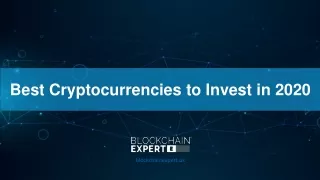 Best Cryptocurrencies to Invest in 2020