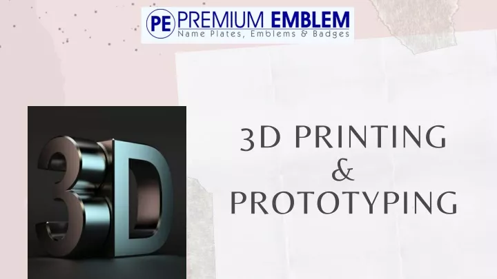 3d printing prototyping