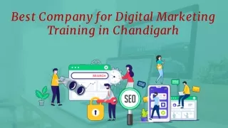 Best Company for Digital Marketing Training in Chandigarh