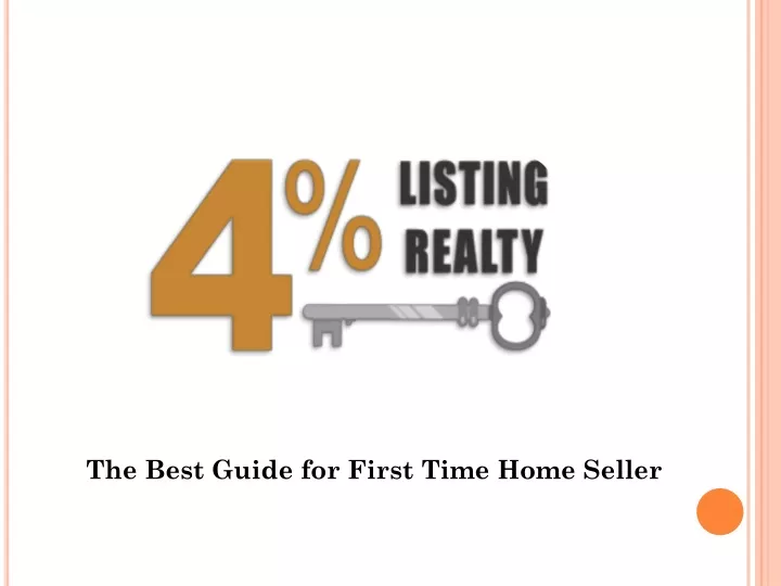 the best guide for first time home seller