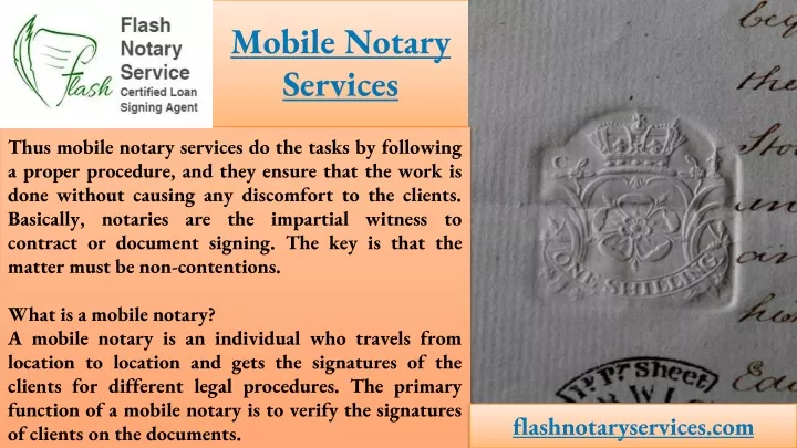 mobile notary services
