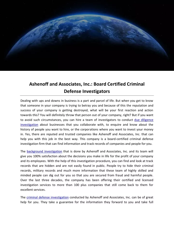 ashenoff and associates inc board certified