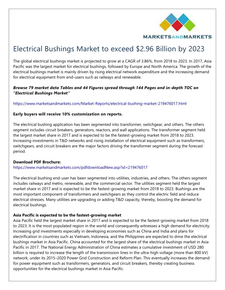 electrical bushings market to exceed 2 96 billion