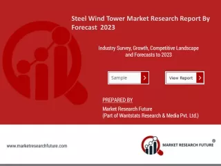 steel wind tower market research report