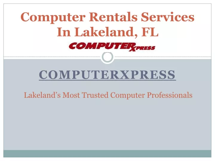 computer rentals services in lakeland fl